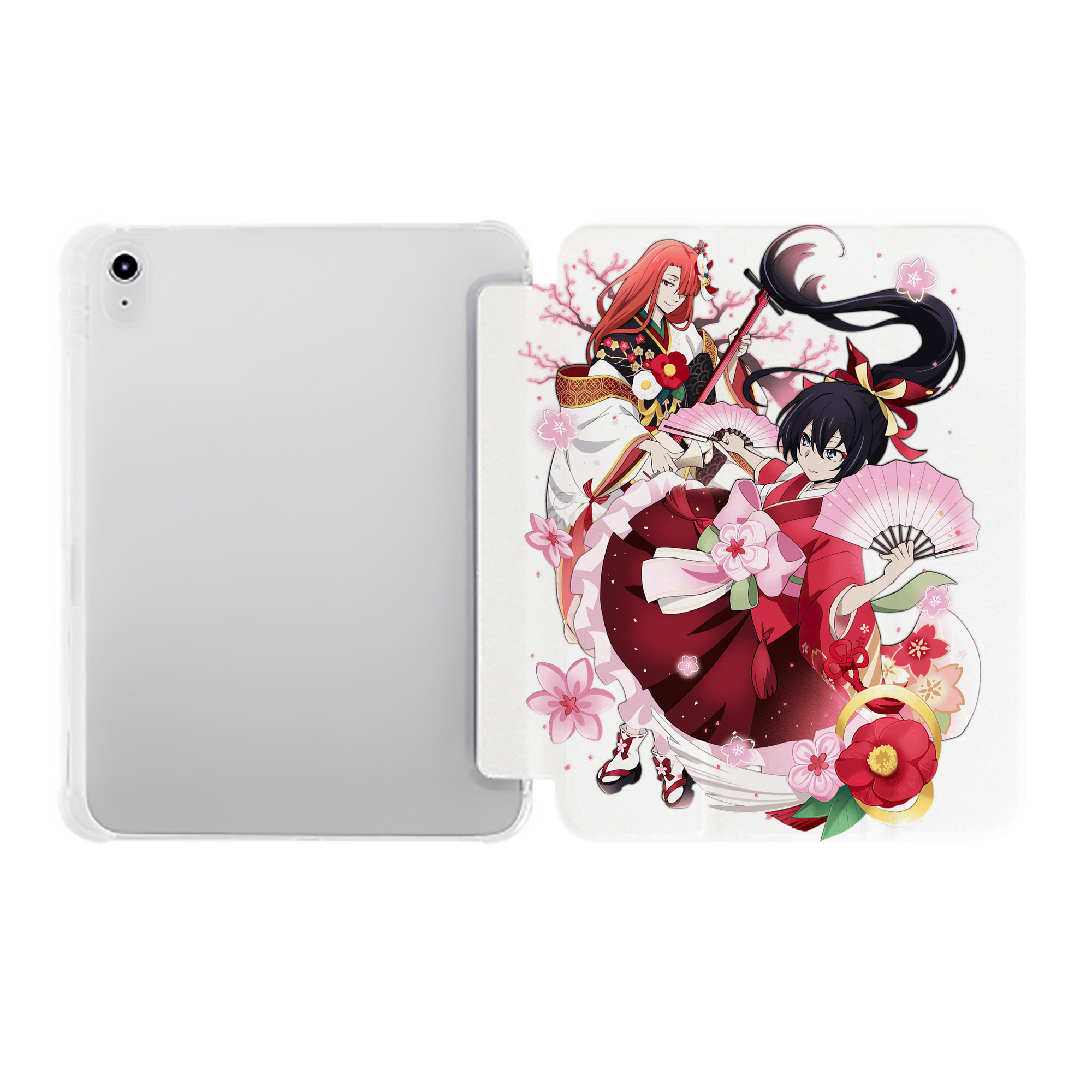 （画像用） 文豪ストレイドッグス Bungo Stray Dogs IPad ケース ペン収納付き 三つ折りスタンド PUレザー×シリコン 対応機種9.5/10.5/10.9インチ